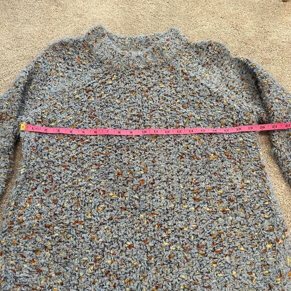 Lou‎ and Grey Women's Chunky Sweater Wool Light Blue Multicolor Size XS - Picture 7 of 9